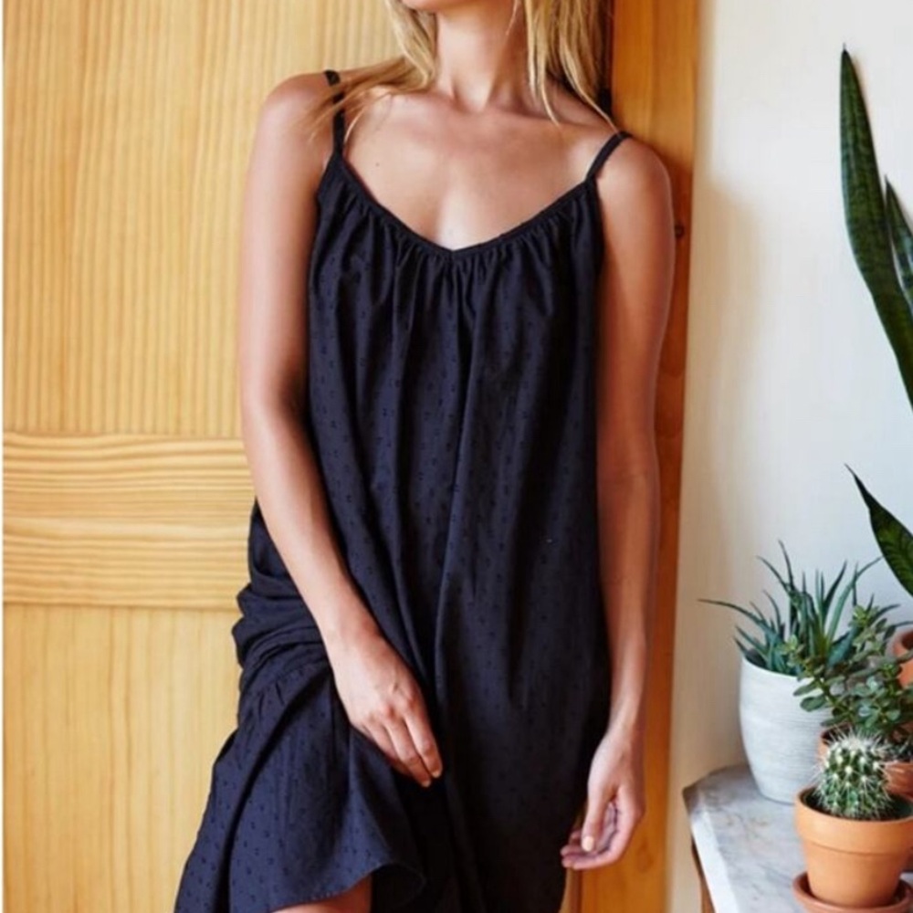 COPY - Emerson Fry India Collection Black Swiss Dot Sundress Maxi  XS/Small. Li…